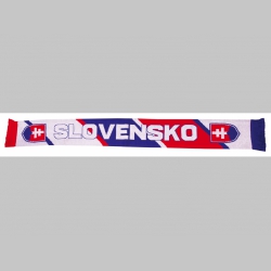 Slovensko, pletený šál, Rozmery: 130x18 cm, Materiál: 100% akryl 